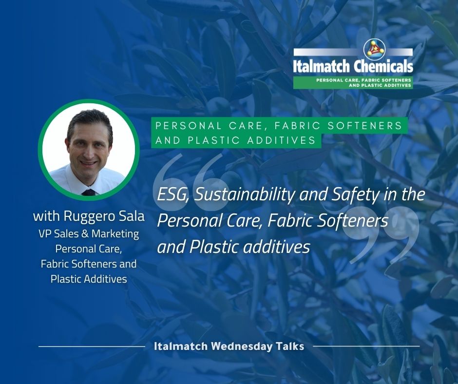 Italmatch Wednesday Talks_ESG, Sustainability and Safety with Ruggero Sala interview