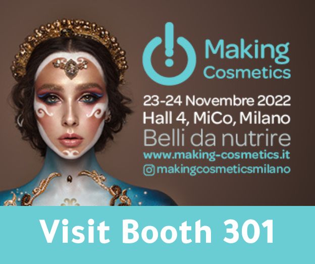 Making Cosmetics 2022 - Meet our team at Booth 301